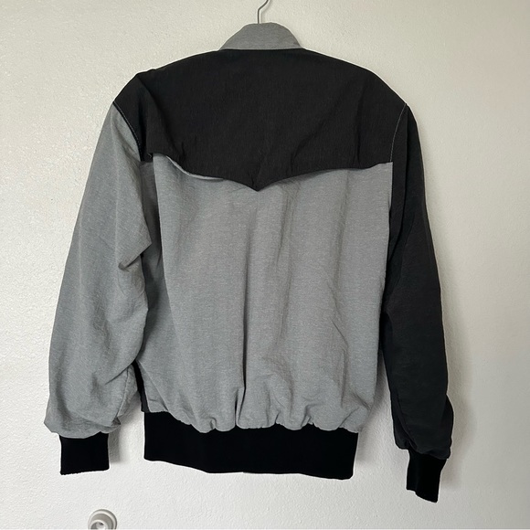 Vintage Mo Betta black and Gray Snap GARTH BROOKS Jacket Size Small - Picture 2 of 3